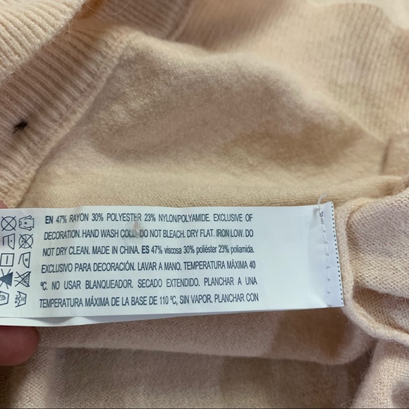 Forever 21 “peachy” long sleeve button down sweater - Picture 10 of 12